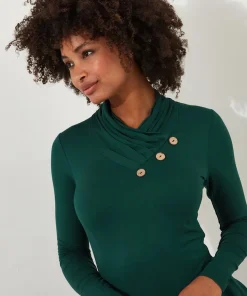 Joe Browns All New Button Jersey Tunic-Women Tops, Tunics & Blouses