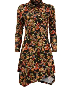 Joe Browns All New Button Printed Jersey Tunic-Women Tops, Tunics & Blouses