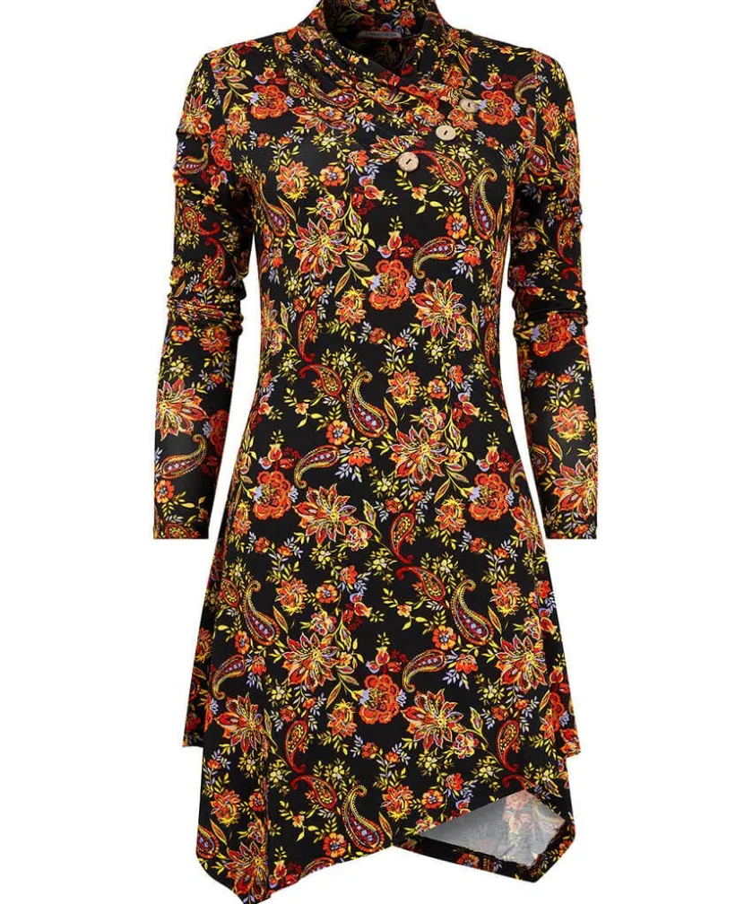 Joe Browns All New Button Printed Jersey Tunic-Women Tops, Tunics & Blouses