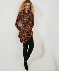 Joe Browns All New Button Printed Jersey Tunic-Women Tops, Tunics & Blouses