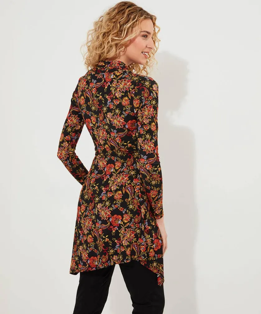 Joe Browns All New Button Printed Jersey Tunic-Women Tops, Tunics & Blouses