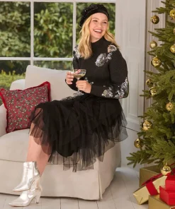 Joe Browns All That Shimmers Sequin Jumper-Women Women's Clothing|Gifts