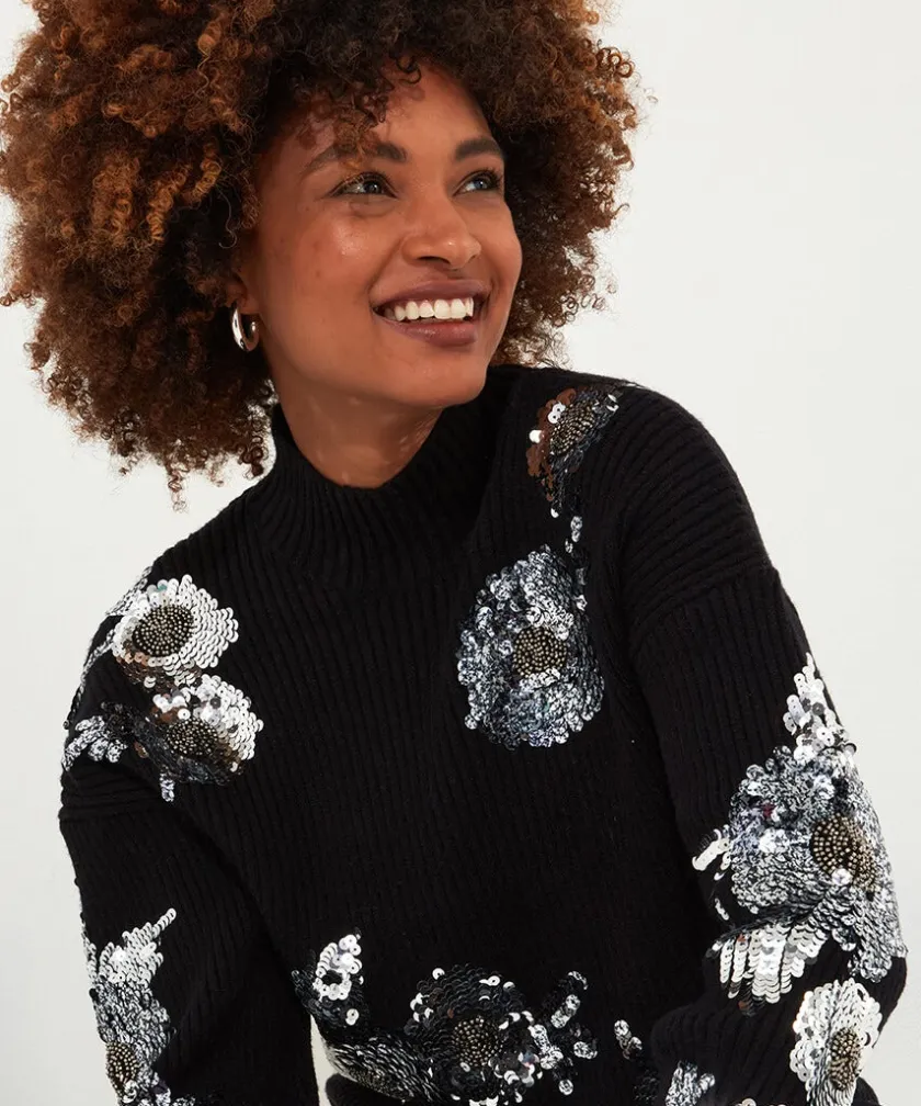 Joe Browns All That Shimmers Sequin Jumper-Women Women's Clothing|Gifts