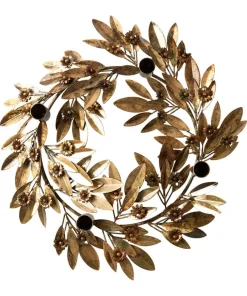 Joe Browns Antique Wreath Candle Holder- Floral Décor|Home Accessories