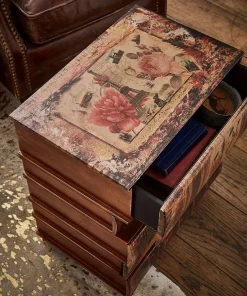 Joe Browns Antique Stacked Books Side Cabinet- Furniture & Storage