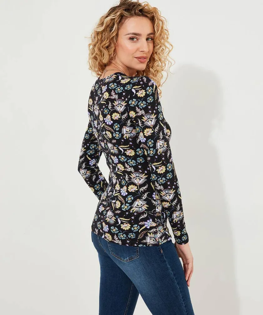 Joe Browns Aria Jersey Wrap Top-Women Tops, Tunics & Blouses