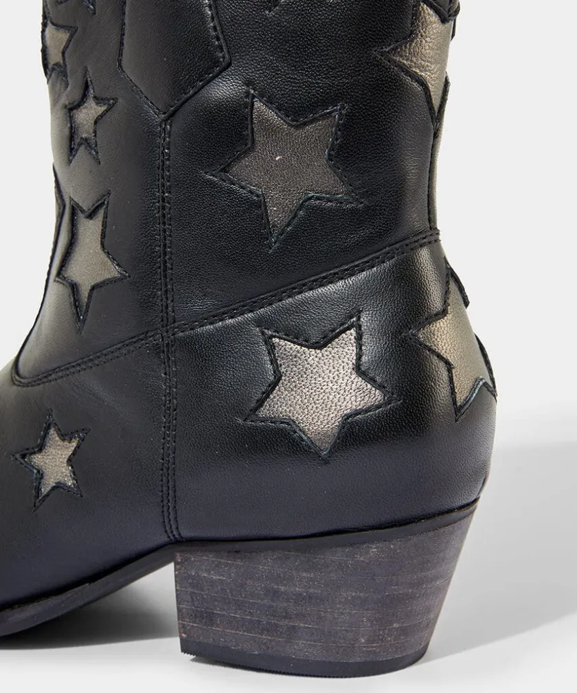 Joe Browns Astraea Leather Western Boots-Women Ankle Boots|Heels