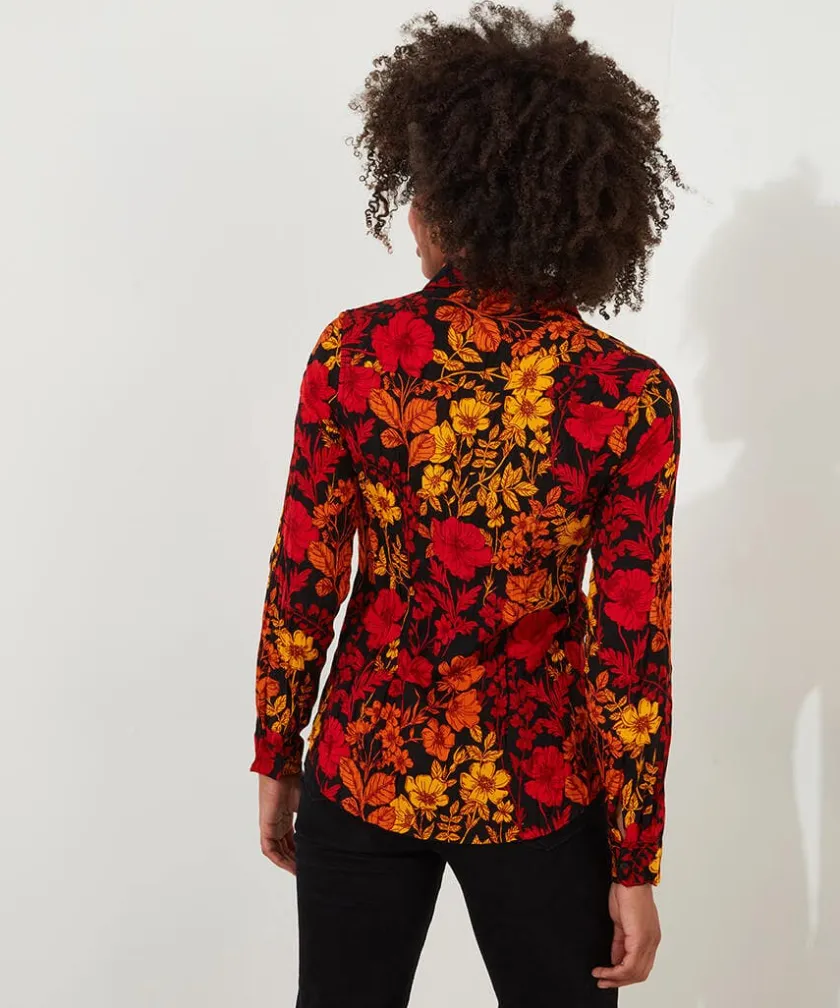 Joe Browns Autumn Days Crinkle Blouse-Women Tops, Tunics & Blouses