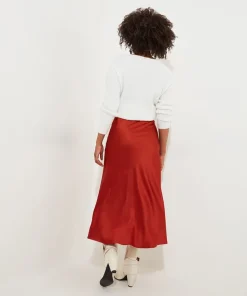 Joe Browns Autumn Days Satin Skirt-Women Skirts