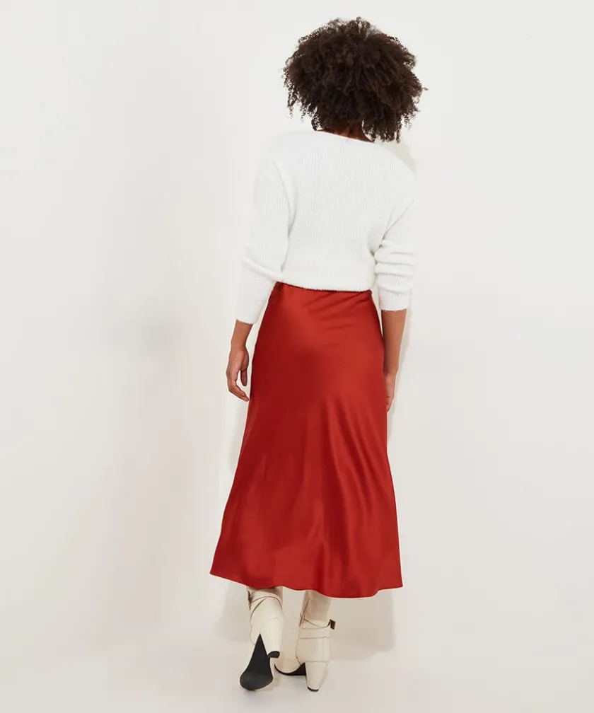 Joe Browns Autumn Days Satin Skirt-Women Skirts