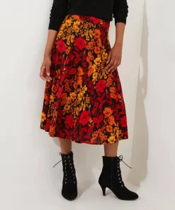 Joe Browns Autumn Florals Skirt-Women Skirts