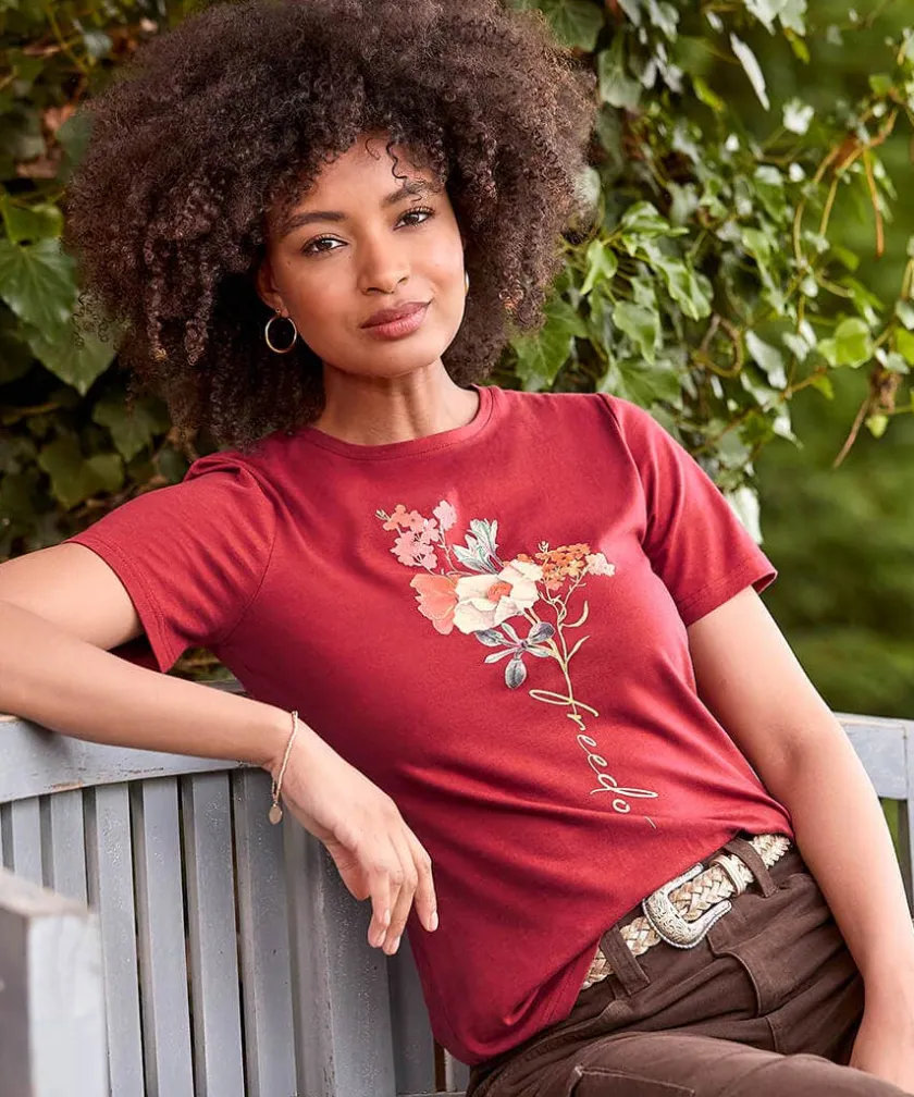 Joe Browns Autumn Florals T-Shirt-Women Tops, Tunics & Blouses
