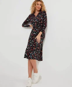 Joe Browns Beautiful Butterfly Jersey Dress-Women Dresses