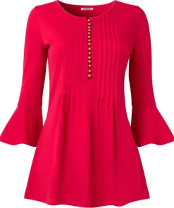 Joe Browns Beautiful Button Longline Jersey Top-Women Tops, Tunics & Blouses