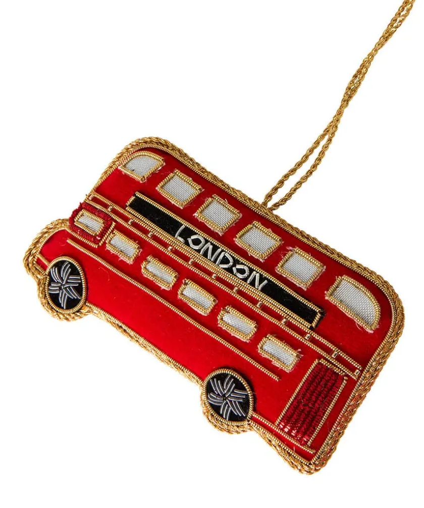 Joe Browns Beautifully Embroide Bus Christmas Ornament- Home Accessories|Christmas Homeware