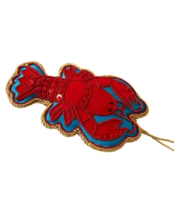 Joe Browns Beautifully Embroide Lobster Christmas Ornament- Home Accessories|Christmas Homeware
