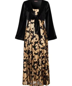 Joe Browns Belle Jaquard And Velvet Dress-Women Women's Clothing|Petite Collection