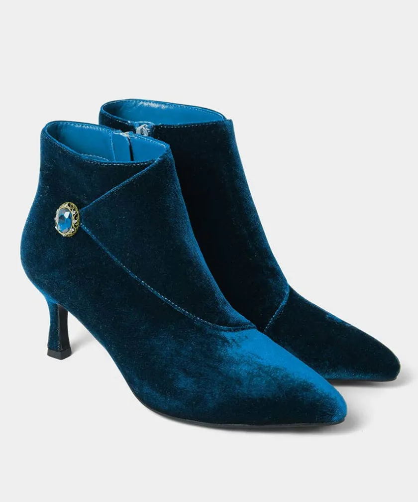 Joe Browns Beyond Glamour Jewel Trim Boots-Women Matching Shoes & Bags|Ankle Boots