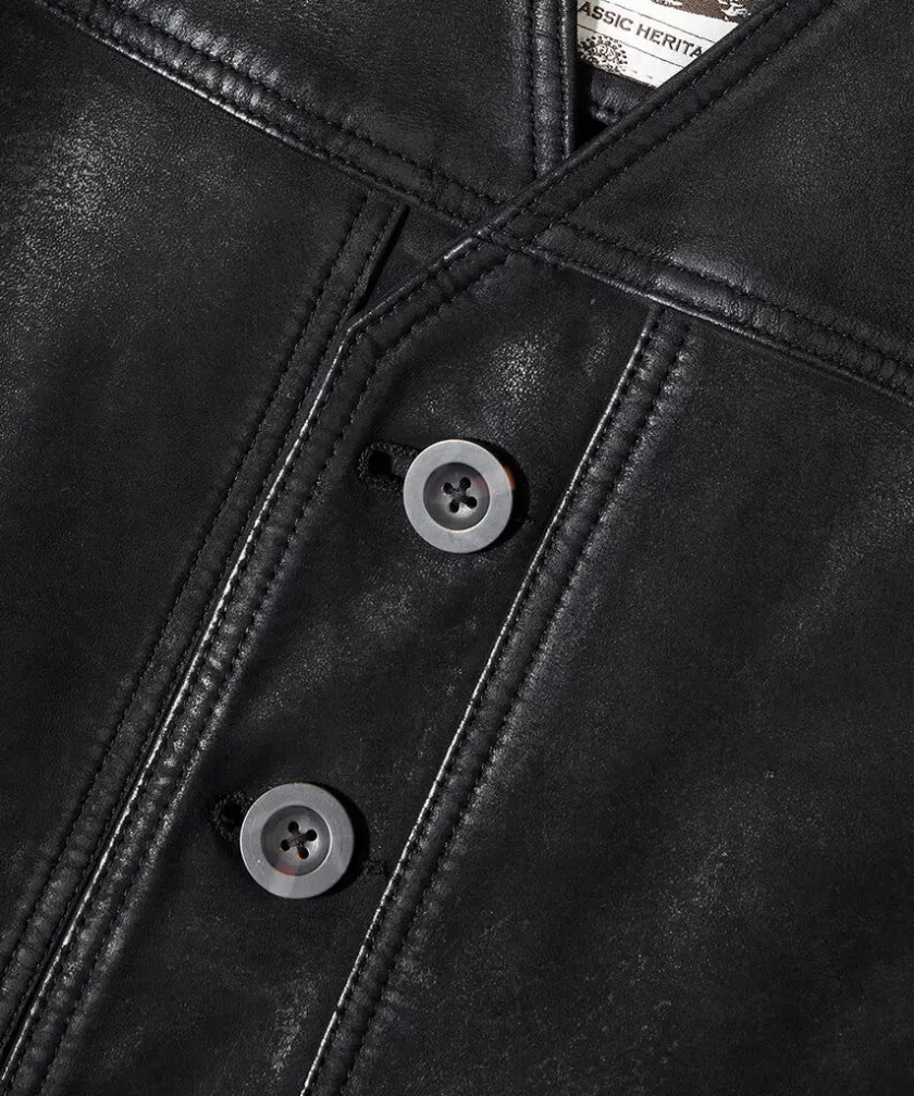 Joe Browns Leather Waistcoat- Waistcoats|Leather Jackets