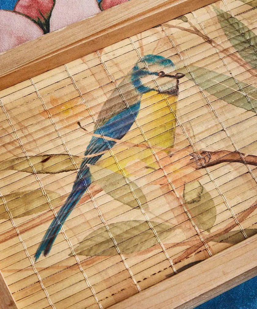 Joe Browns Blissful British Birds Bamboo Tray- Home Accessories|Animal Décor
