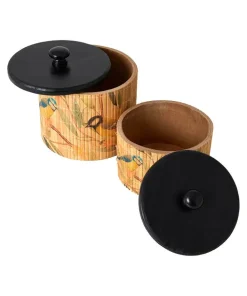 Joe Browns Blissful British Birds Bamboo Storage Jars- Home Accessories|Animal Décor