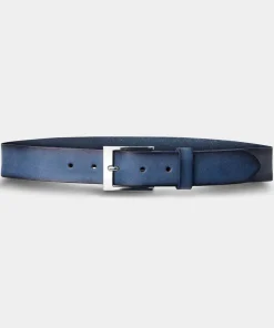Joe Browns Blue Wash Men's Leather Belt- Accessories & Jewellery
