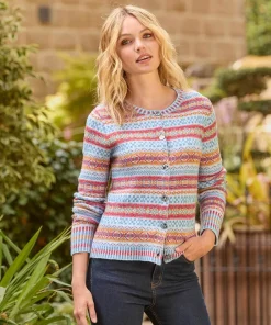 Joe Browns Bonnie Fairisle Cardigan-Women Knitwear & Cardigans