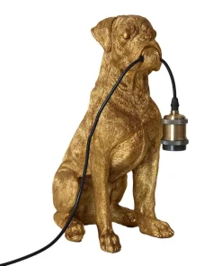 Joe Browns Brilliant Boxer Table Lamp- Lighting & Lamps|Animal Décor