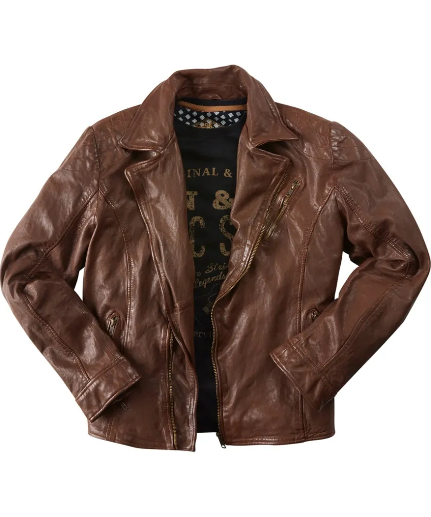Joe Browns Burner Leather Jacket- Leather Jackets