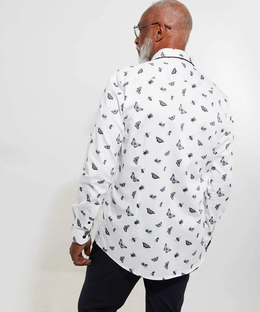 Joe Browns Butterfly And Bee Shirt- Men's Clothing|Tailoring