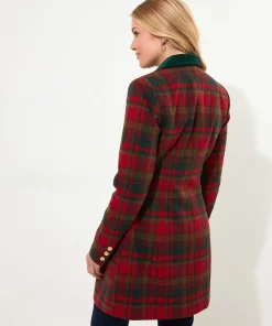 Joe Browns Camilla Checked Longline Coat-Women Blazers|Coats & Jackets