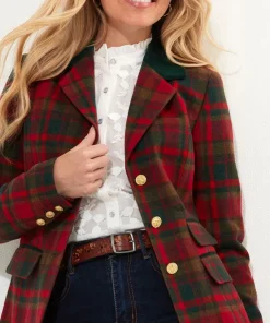 Joe Browns Camilla Checked Longline Coat-Women Blazers|Coats & Jackets
