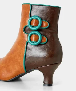 Joe Browns Carnaby Buckle Trim Boots-Women Ankle Boots|Heels