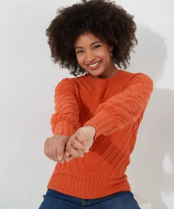 Joe Browns Cassie Chevron Knit Jumper-Women Knitwear & Cardigans
