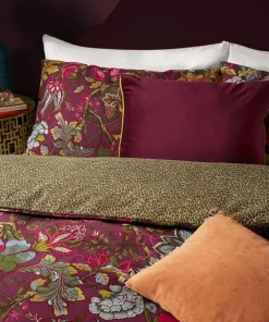 Joe Browns Savanna Leopard Florals Cotton Slub Reversible Duvet Set- Floral Décor|Nature Décor