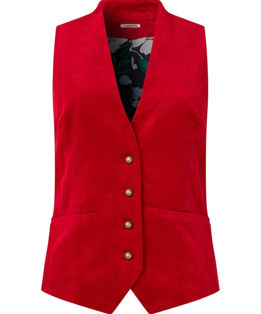 Joe Browns Charming Velvet Waistcoat-Women Women's Clothing|Waistcoats