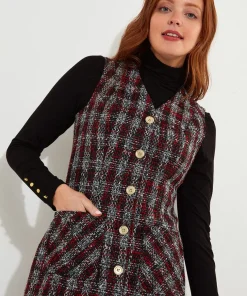 Joe Browns Check Pinafore Dress-Women Dresses