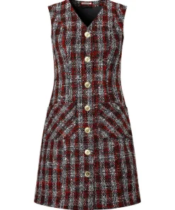 Joe Browns Check Pinafore Dress-Women Dresses