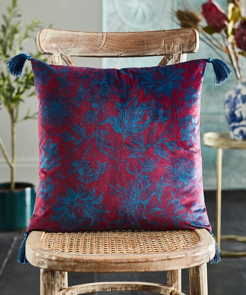 Joe Browns Cherished Chinoiserie Reversible Cushion- Floral Décor|Cushions & Throws