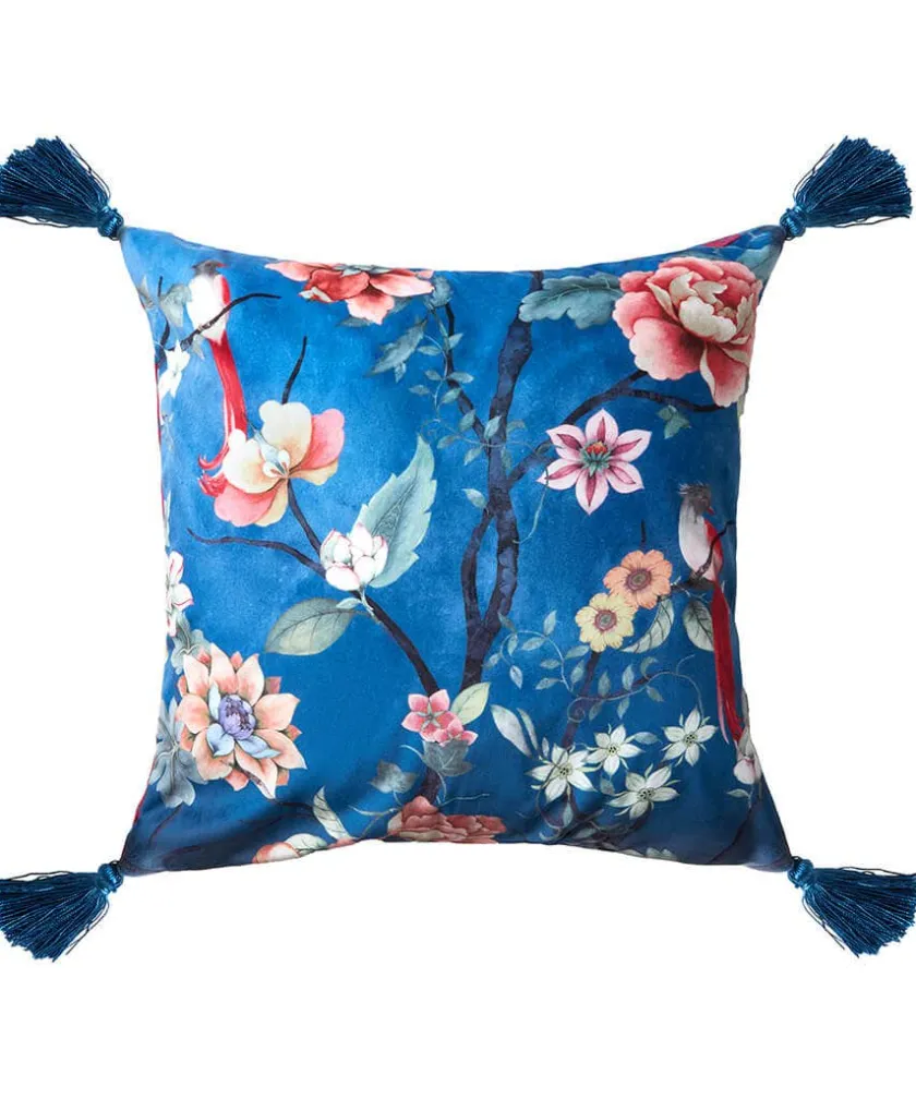 Joe Browns Cherished Chinoiserie Reversible Cushion- Floral Décor|Cushions & Throws