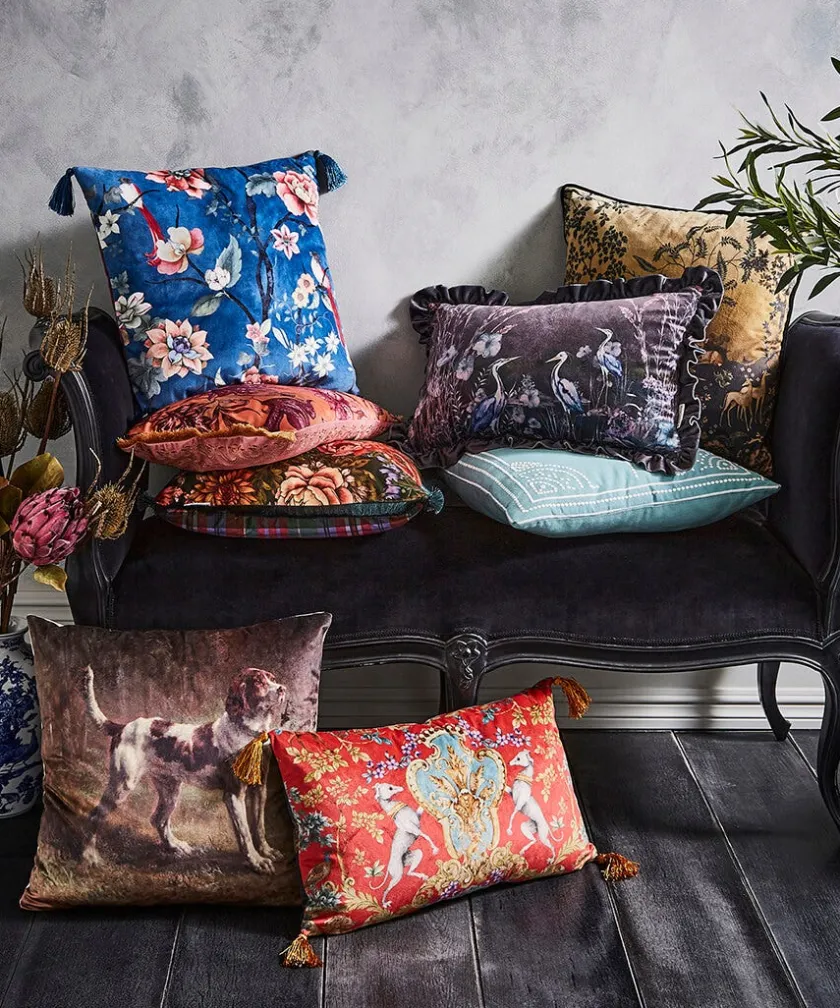 Joe Browns Cherished Chinoiserie Reversible Cushion- Floral Décor|Cushions & Throws