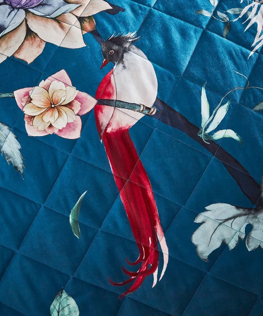 Joe Browns Cherished Chinoiserie Reversible Bedspread- Animal Décor|Cushions & Throws