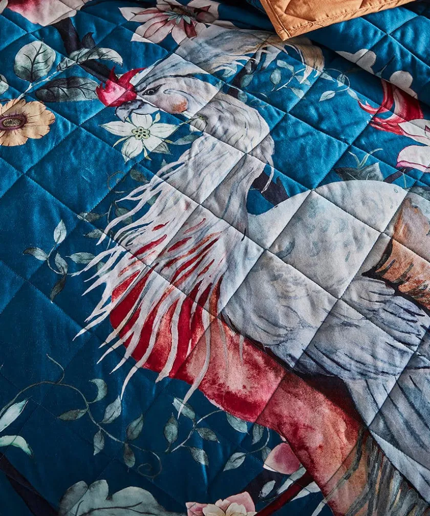 Joe Browns Cherished Chinoiserie Reversible Bedspread- Animal Décor|Cushions & Throws