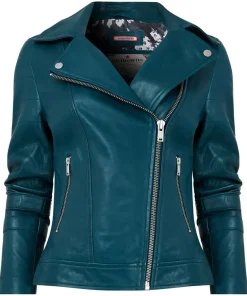 Joe Browns Classic Leather Biker Jacket-Women Leather Jackets|Coats & Jackets