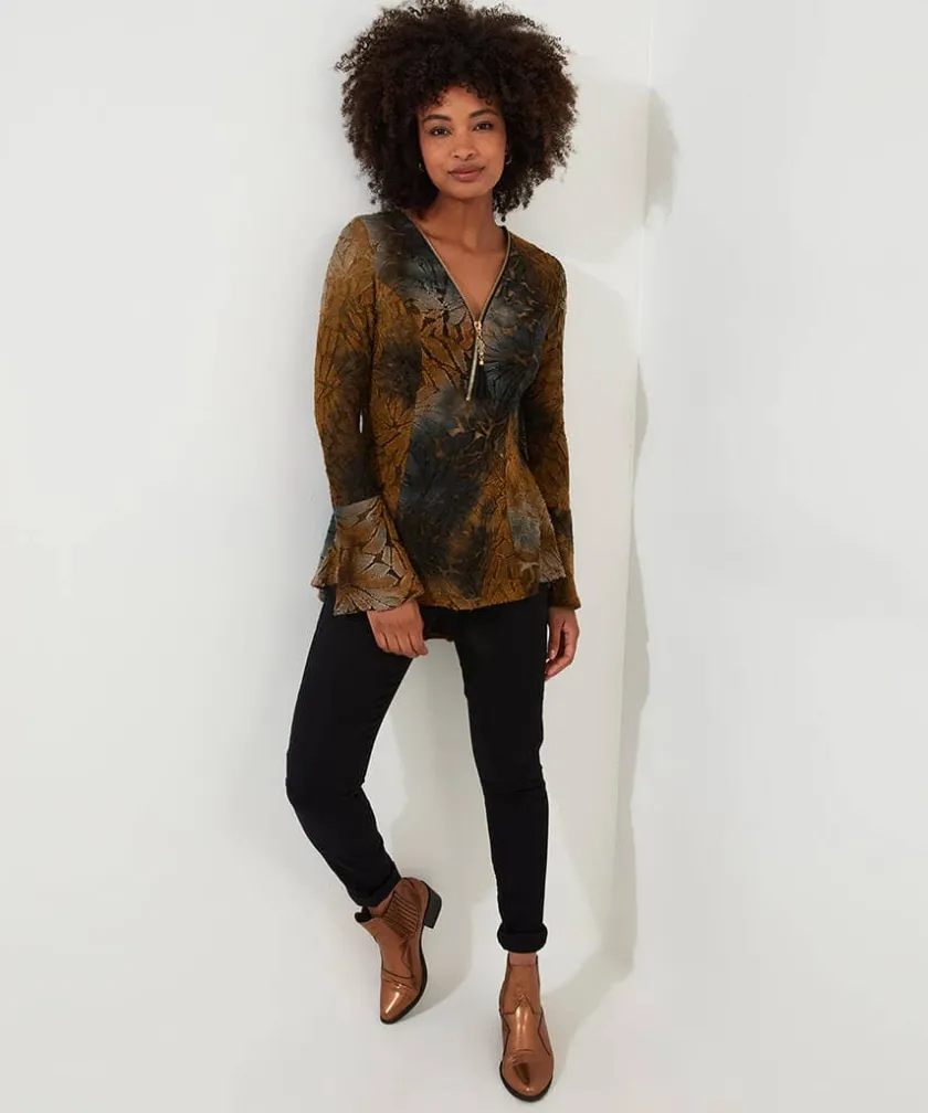 Joe Browns Connie Zip Top-Women Tops, Tunics & Blouses
