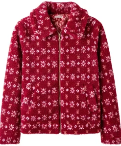 Joe Browns Cosy Cabin Patterned Fleece Jacket-Women Coats & Jackets