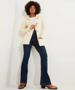 Joe Browns Cosy Cable Hooded Cardigan-Women Knitwear & Cardigans