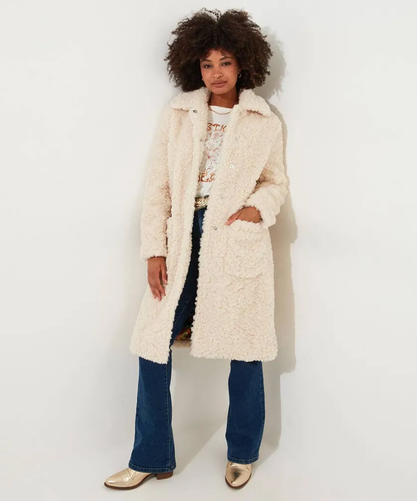 Joe Browns Cosy Up Furry Coat-Women Coats & Jackets