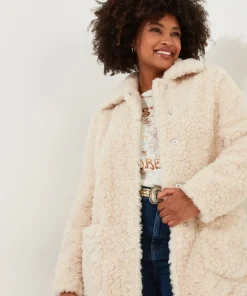 Joe Browns Cosy Up Furry Coat-Women Coats & Jackets