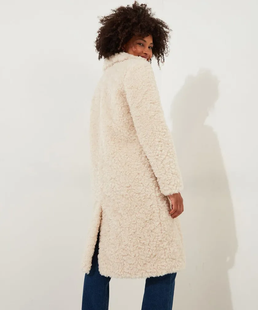 Joe Browns Cosy Up Furry Coat-Women Coats & Jackets
